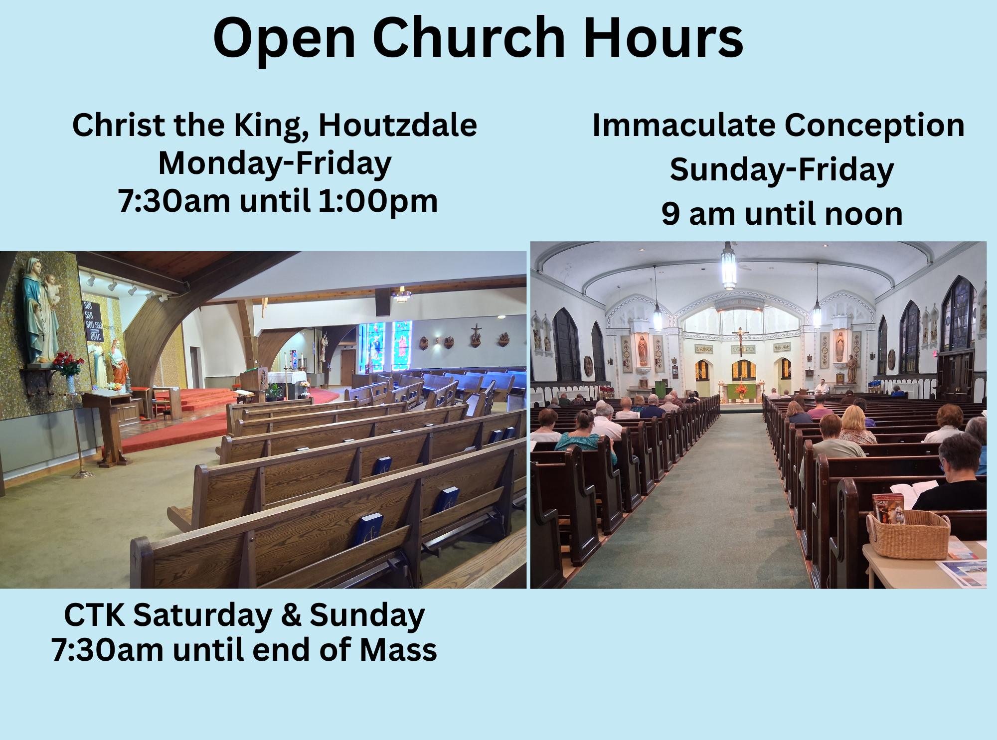 Church Open Times